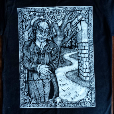 Black harley poe shirt