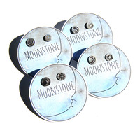 Sun & Moon Studs - Thumbnail 1