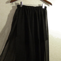 chiffon maxi skirt