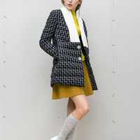 RETRO VINTAGE STYLE PLAID SUIT COAT 15AH61 - Thumbnail 3