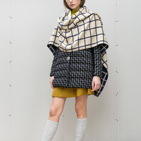 RETRO VINTAGE STYLE PLAID SUIT COAT 15AH61 - Thumbnail 4