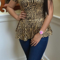 Peplum Glam Top - Thumbnail 1