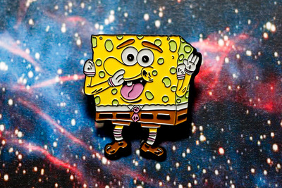 Bootleg Daycare Sponge Enamel Pin SW017