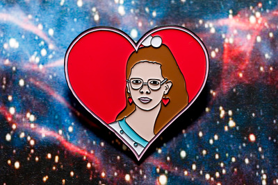 Dawn Valentine Enamel Pin SW036