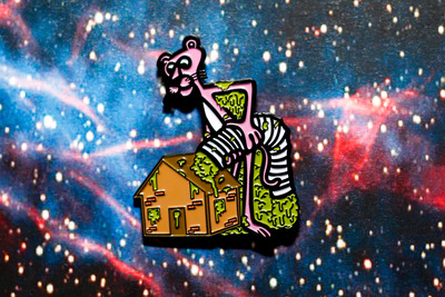 Panther Slime Enamel Pin SW003