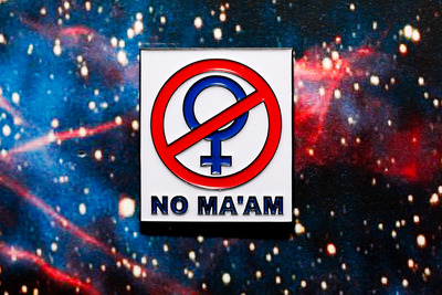 No Maam Soft Enamel Pin 101