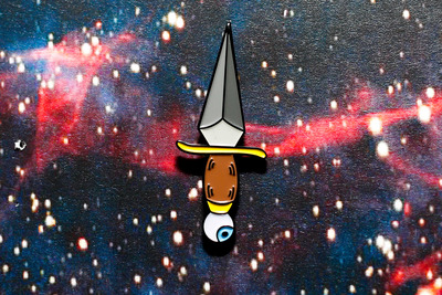 Dagger Enamel Pin 038