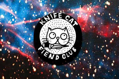 Knife Cat Fiend Club Enamel Pin 076