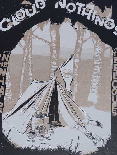 Cloud Nothings, In the Whale, The Epilogues gigposter @ The Hi-Dive