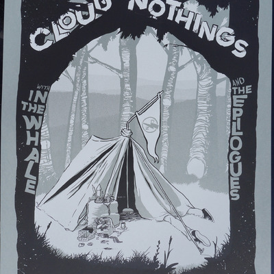 Cloud nothings, in the whale, the epilogues gigposter @ the hi-dive