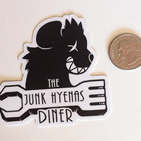 The Junk Hyenas Diner sticker - Thumbnail 2
