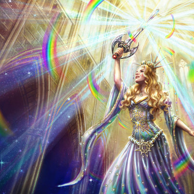 Taryn's coronation princess art print fantasy illustration