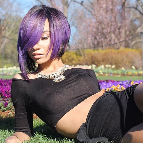 Purple Bob (Custom Wig)