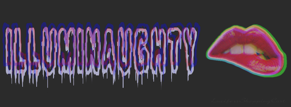 Illuminaughty bumper sticker
