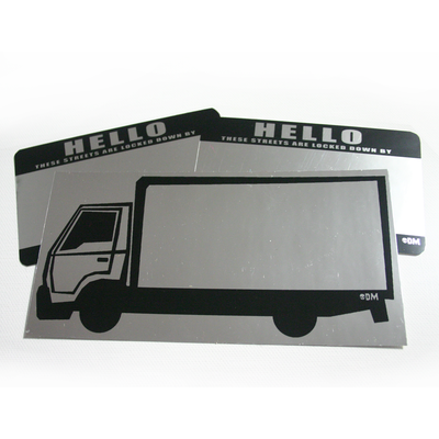 Diy blank handstyle labels - chrome vinyl edition