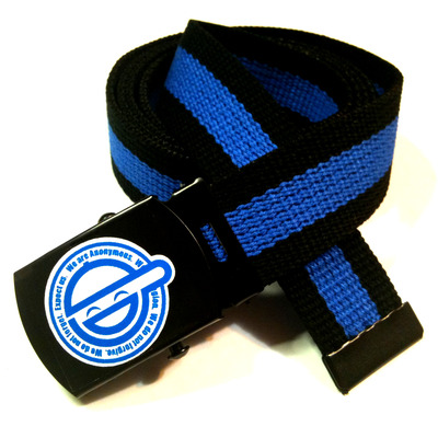 Laughing Man Anoymous Style - Canvas Belt