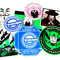 ANONYMOUS DELUXE - Designer Sticker 8-pack - Thumbnail 1
