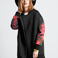 MATERIAL GIRL LOOSE SPACE STYLE BASEBALL COAT MWBB54163 - Thumbnail 3