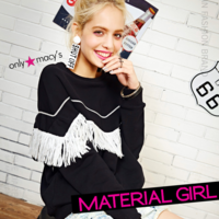 MATERIAL GIRL TASSEL COTTON SWEATSHIRT MWBF61118 - Thumbnail 3