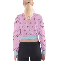 Period Print Cropped Sweatshirt - Thumbnail 1