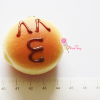2 Mini Pancake Emoticon Charms (double layer) - Thumbnail 1
