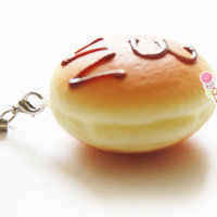 2 Mini Pancake Emoticon Charms (double layer) - Thumbnail 2