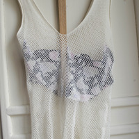 transparent flower top - Thumbnail 3