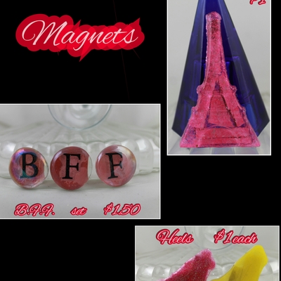Magnets; paris, b.f.f, heels - Thumbnail 2