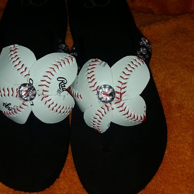 Baseball hair clips - free shipping 