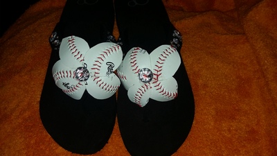 Baseball Hair Clips - FREE SHIPPING 