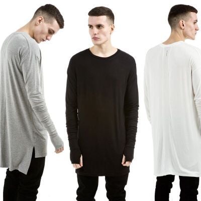 Rprsnt british style long sleeved ninja gloves plain t shirt - Thumbnail 5