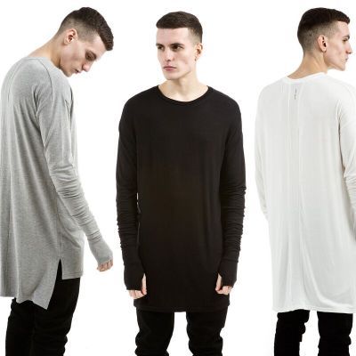 RPRSNT BRITISH STYLE LONG SLEEVED NINJA GLOVES PLAIN T SHIRT