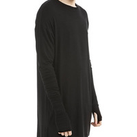 RPRSNT BRITISH STYLE LONG SLEEVED NINJA GLOVES PLAIN T SHIRT - Thumbnail 4