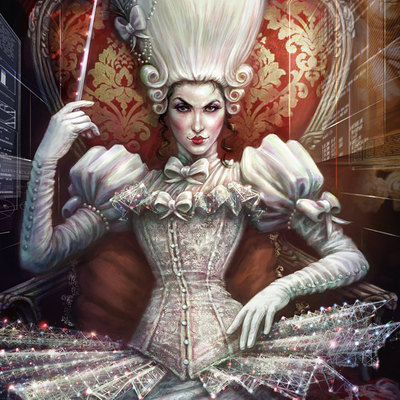 Hannah ben shurlamp fantasy character sci-fi steam punk space opera art print