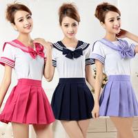 Japanese student uniforms skirt two-piece outfit - Thumbnail 2