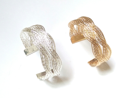 Weaved Twist Thick - Bangle