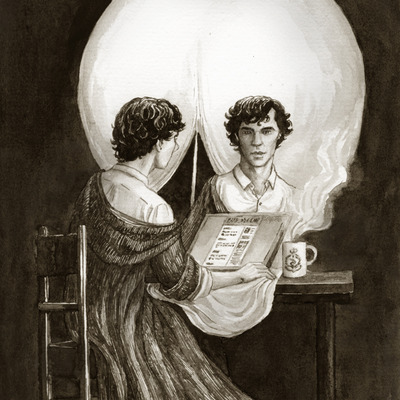 Sherlock artprint: "vanity"