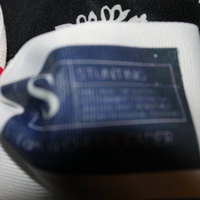 "STUNT WARNING LABEL" CHEER BOW - 2 in White Grosgrain RIbbon with Hot Pink center, Accented with Bling Gems - Thumbnail 1