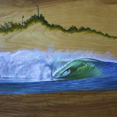 "greenbush grain" print