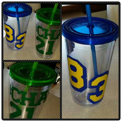  jersey number, you choose your tumbler 16oz