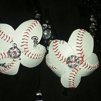 Baseball Flower Petals - Flip Flop Clips - Customize Your Way FREE SHIPPING  - Thumbnail 2