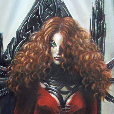 "sygillis of metatron" fantasy art illustration print evil mage