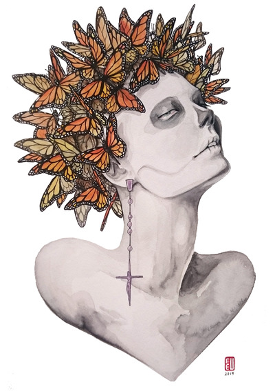 "Soul Migration" Postcard