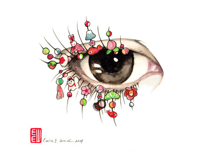 "Kyoto Eye" Postcard