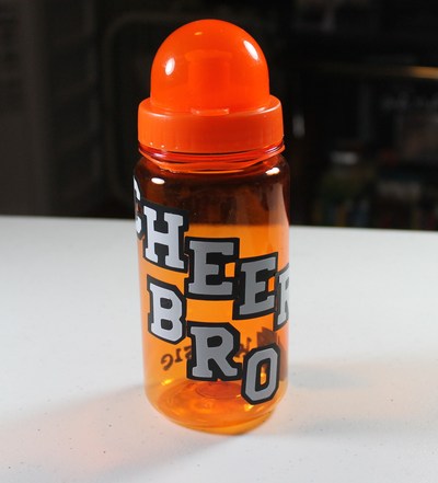 Personalized Water Bottle; "Cheer Bro" 15.2 oz