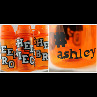 Personalized Water Bottle; "Cheer Bro" 15.2 oz - Thumbnail 1