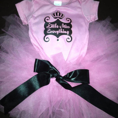 Pink tutu onsie
