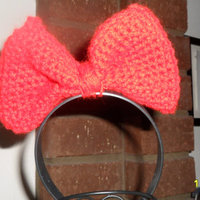 Red bow headband - Thumbnail 1