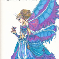 Lovely Bones Fairy Prisma colored pencil original