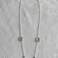 SWAROVSKI Sterling Silver Blue Sapphire "Eternal Circle" Necklace - Thumbnail 1